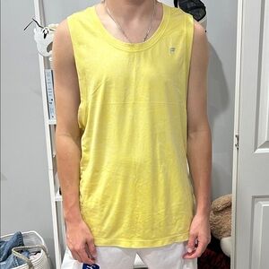 Fabletics Men's Yellow Tank Top